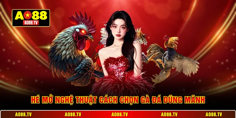 Hé mở nghệ thuật cách chọn gà đá dũng mãnh